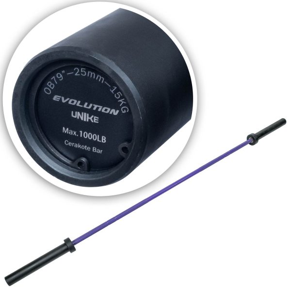 Barra Olimpica Cerakote Lila Dama 15 Kg – Unike